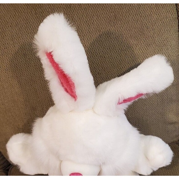 Tb Toy Trading Co Large Rabbit with Appliqued and Embroidered Floral Feet - Picture 6 of 12